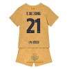 Maglia ufficiale Barcellona Frenkie de Jong 21 Trasferta 2022-23 per Bambino